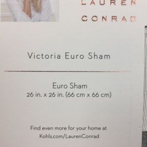 lauren conrad victoria euro sham